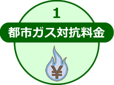 都市ガス対抗料金